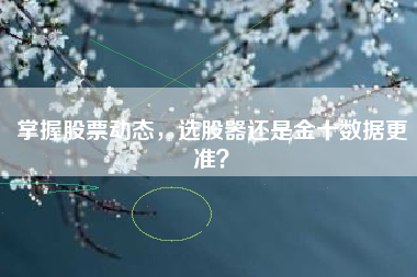 掌握股票动态,选股器还是金十数据更准?