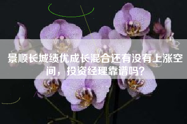 景顺长城绩优成长混合还有没有上涨空间,投资经理靠谱吗?
