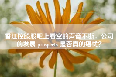 香江控股股吧上看空的声音不断,公司的发展 prospects 是否真的堪忧?