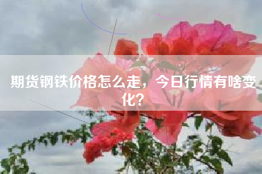 期货钢铁价格怎么走，今日行情有啥变化？