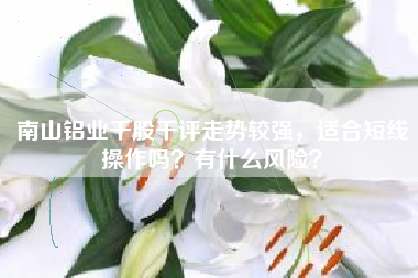 南山铝业千股千评走势较强,适合短线操作吗?有什么风险?