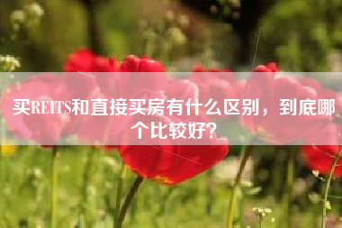 买REITS和直接买房有什么区别，到底哪个比较好？