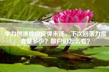 华力创通股价反弹未遂，下次回落力度会是多少？散户们怎么看？