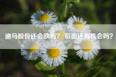 迪马股份还会跌吗？ 后面还有机会吗？