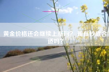 黄金价格还会继续上涨吗？ 现在抄底合适吗？
