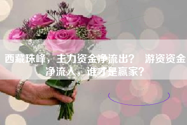 西藏珠峰，主力资金净流出？  游资资金净流入，谁才是赢家？