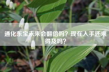 通化东宝未来会翻倍吗？现在入手还来得及吗？