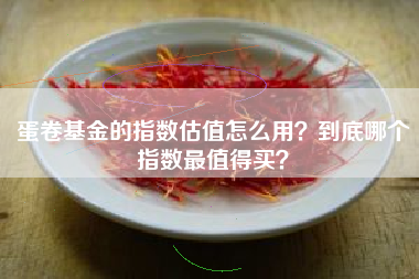 蛋卷基金的指数估值怎么用？到底哪个指数最值得买？