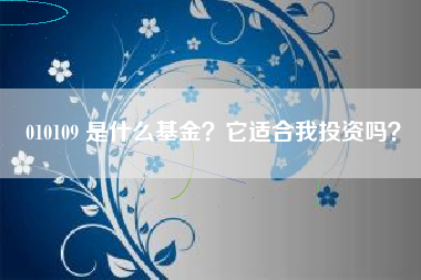 010109 是什么基金？它适合我投资吗？