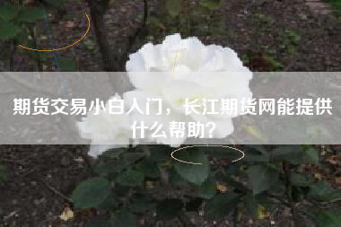 期货交易小白入门，长江期货网能提供什么帮助？