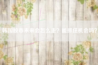 韩国股市未来会怎么走？能抓住机会吗？