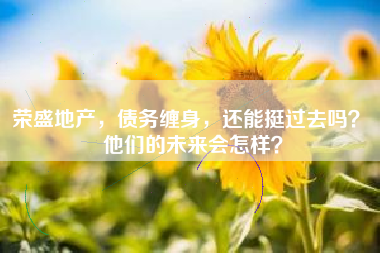 荣盛地产,债务缠身,还能挺过去吗? 他们的未来会怎样?