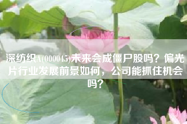 深纺织A(000045)未来会成僵尸股吗？偏光片行业发展前景如何，公司能抓住机会吗？