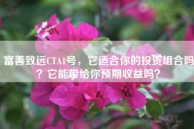 富善致远CTA1号，它适合你的投资组合吗？它能带给你预期收益吗？